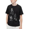 UNIQLO Cartoon Print Slim Fit Straight T-Shirt Unisex tops Black 437288-09