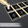 5/10/20/50Pcs Car Epoxy 3D Emblem Stickers Decal Decoration for Opel Astra H Insignia Antara Ampera Mokka Zafira Corsa Vauxhall  KC5