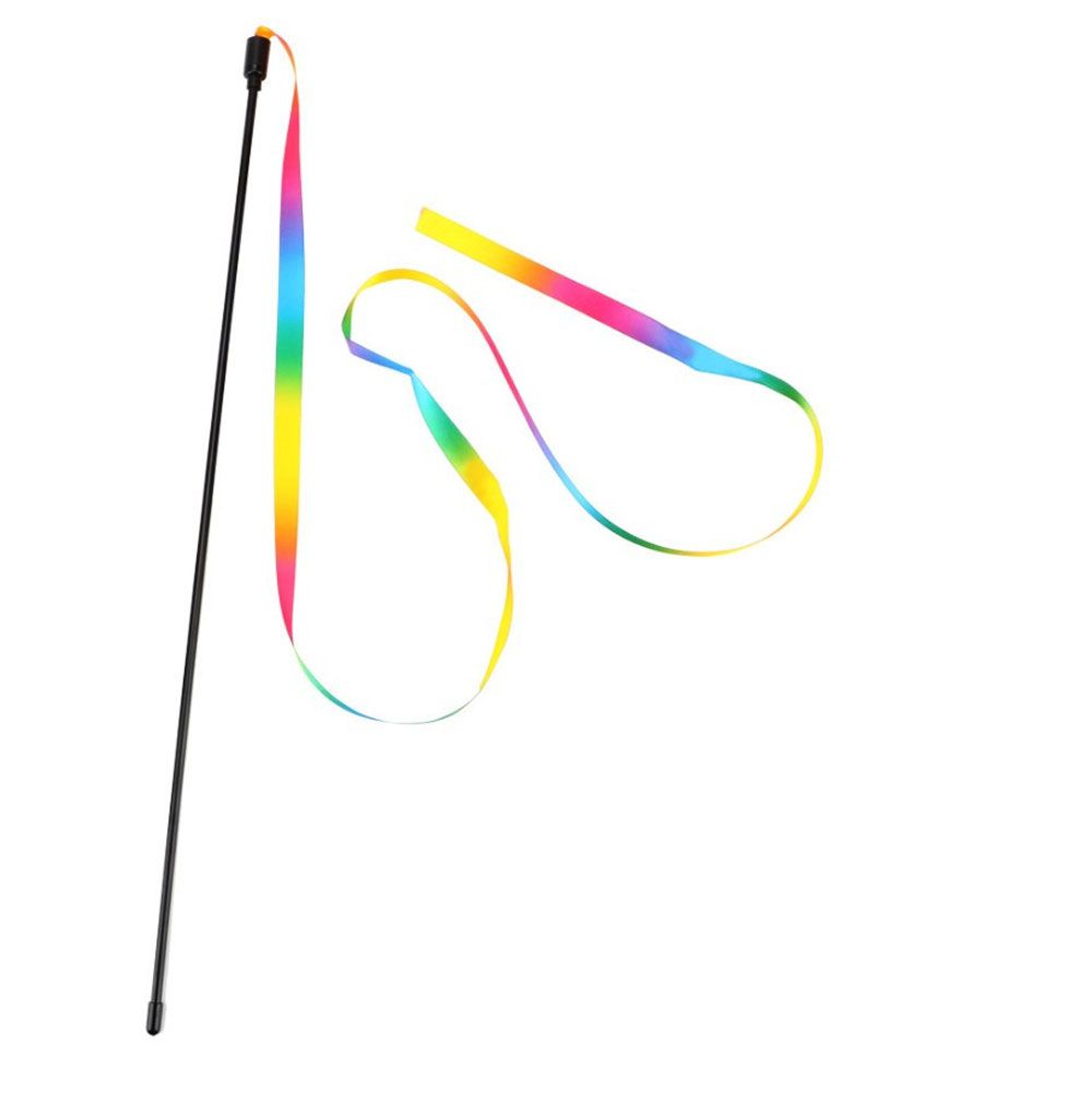 New Plastic Double-sided Teaser Wand Cat Supplies Interactive Stick Cat Toys