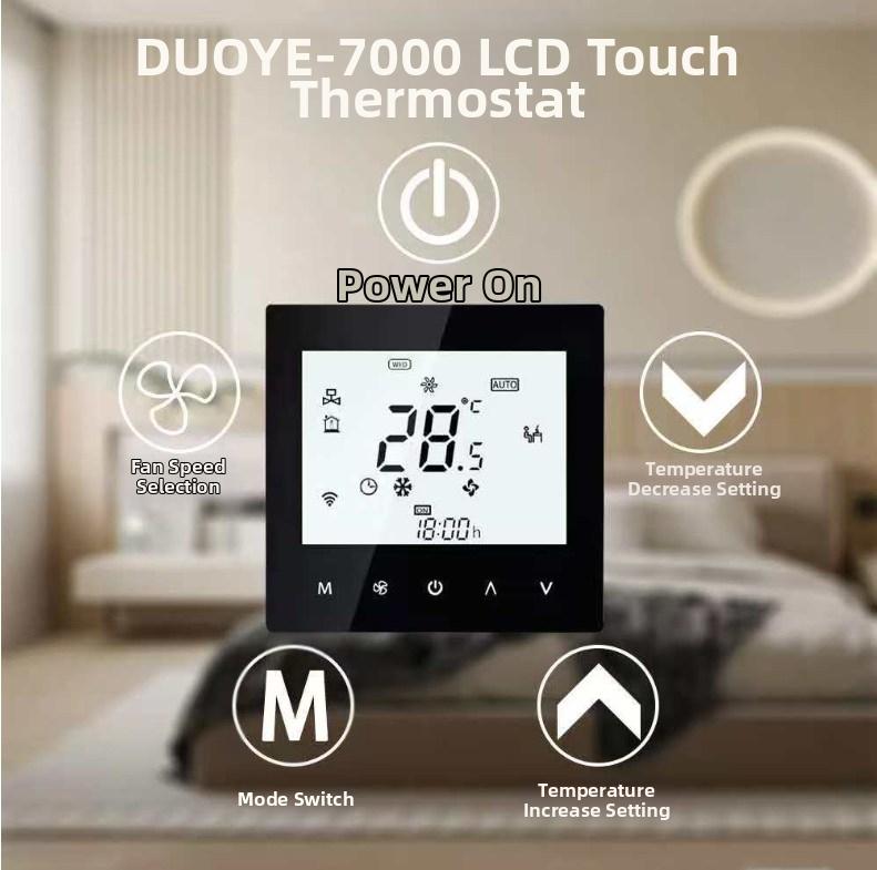 1PC Smart=Programmable Thermostat For Wifi Control For-TUYA For-SMART LIFE Apps Heating Thermostat Remote Panel Home Parts