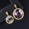 Couple Customized Photo Pendant For Men Women Ice-out Zircon Gold Color Rock Hip Hop Necklace Fashion Jewelry Dropshipping