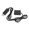 FW50 DC Coupler Black Full Decoding Dummy Battery with USB Adapter Cable for Sony A7R A7 A7S A7S II