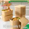 Disposable Kraft Paper Style Meal Boxes