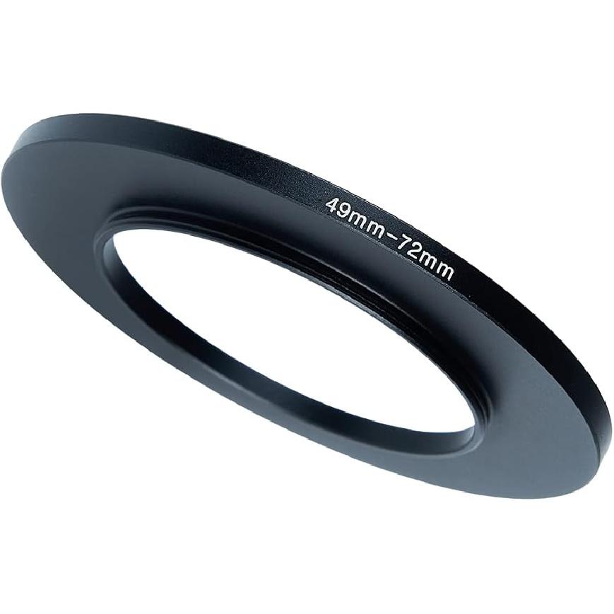 49mm To 58mm Step-Up Ring Filter Adapter for All Brands UV ND CPL Metal Ring Step-Up Rings Adapter Filter (49mm-58mm)