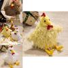 Longhaired Chick Plush Toy Cartoon Chicken Stuffed Animal For Kids And Collectors