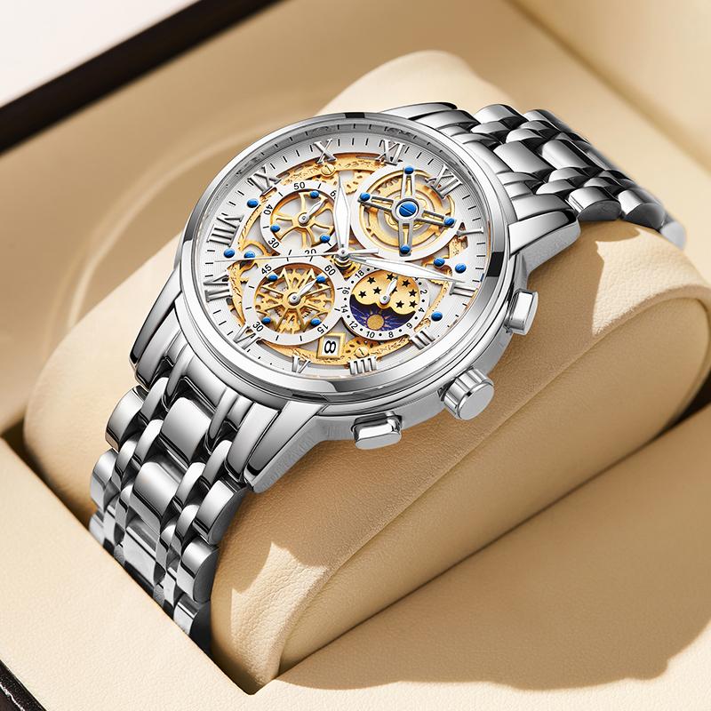 

Top Brand Luxury Gold Women Watches Fashion Waterproof Ladies Watch Woman Quartz Wrist Watch Relogio Feminino Montre Femme срібні білого кольору