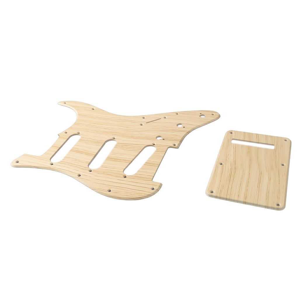 Electric Guitar Pickguard with Back Cover Plate Electric Guitar Pickguard Plate Replacement