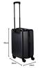 [ace. TOKYO] Cornerstone 2-Z Suitcase No. 06862, 48L, 3.5kg, 3-5 Nights, 62cm, Gunmetallic, One Size