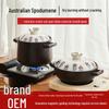Skeizhuo Retro Clay Pot - High Temp, Crack-Resistant