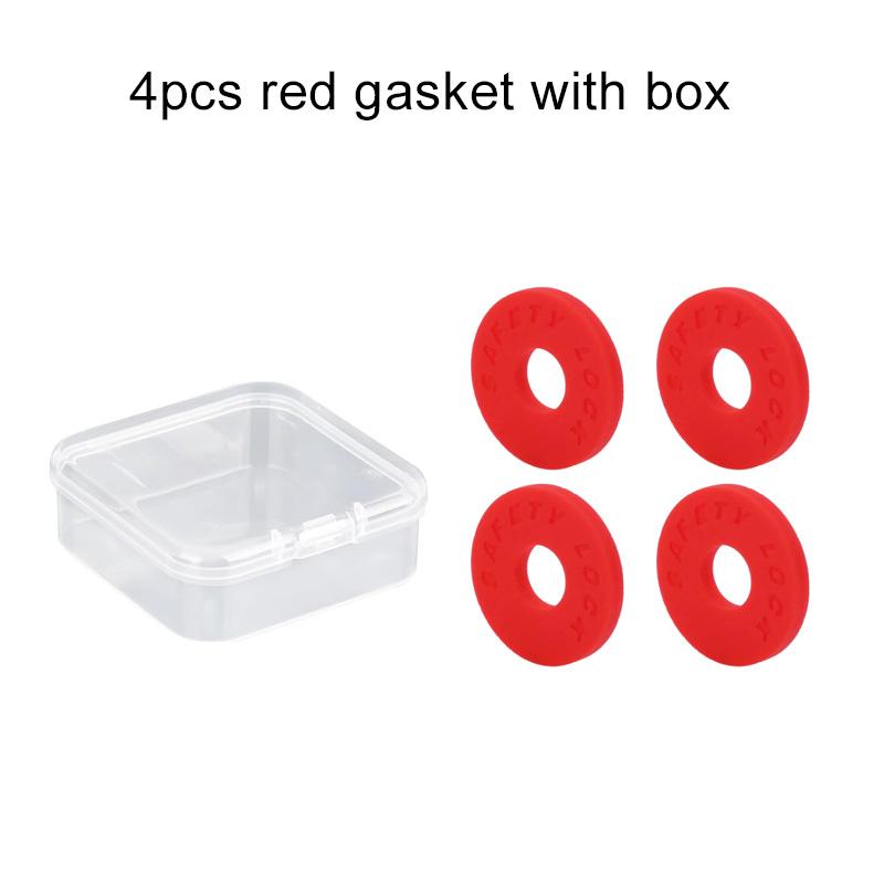 

4pcs Guitar Silicone Gasket with Storage Box Secure Fastening Rubber Material Colorful Parts Accessories for Beginners TMZ