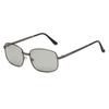Men's Photochromism Sunglasses Men Metal Material Frame Rectangular Sun Glasses Night Fishing Driving Eye Wear UV400 Protection Gafas De Sol