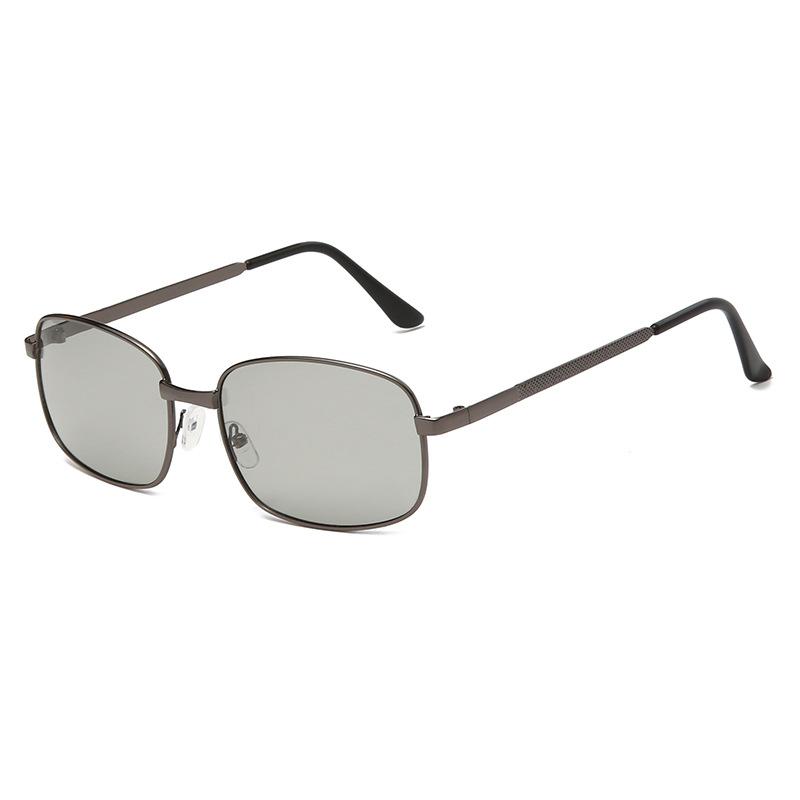 

Men s Photochromism Sunglasses Male Metal Frames Rectangle Sun Eyeglasses Night Fishing Driving Eyewear UV400 Gafas De Sol As shown in the figu