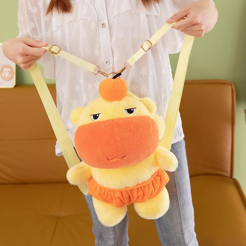 Shuitunlulu Plush Backpack Large Capacity Soft Toy Shoulder Bag For Kids And Teens