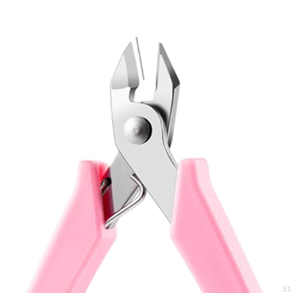 Multi-use Nail , Art Scissors, Rubber Handle, Cuticle Remover, Removal for Salon, Home,