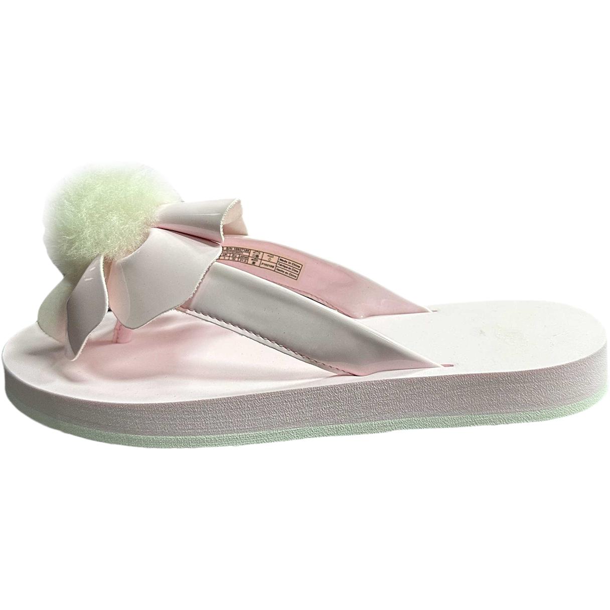 UGG Детские K Poppy Удобные Легкие Модные Уличные Шлепанцы Детские шлепанцы Розовый 1092718K 32
