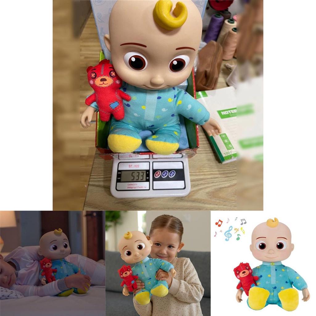 Jj Wassermelone Plüschtier mit Musik für Kinder zur Schlafenszeit und als Einschlafhilfe