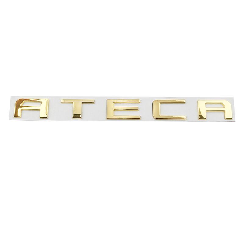 3D Car Metal Trunk Words Logo Emblem Badge Decals Sticker FR 2015 2017 2018 2019 2020 2021 2022 2023 Accessories