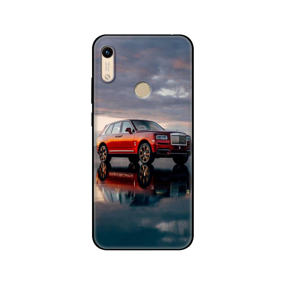 Für Honor 8A Hülle Für huawei Honor 8A prime Hülle Silikon TPU Rückseite Handyhülle schwarze TPU Hüllepink Anime Weltraum Auto