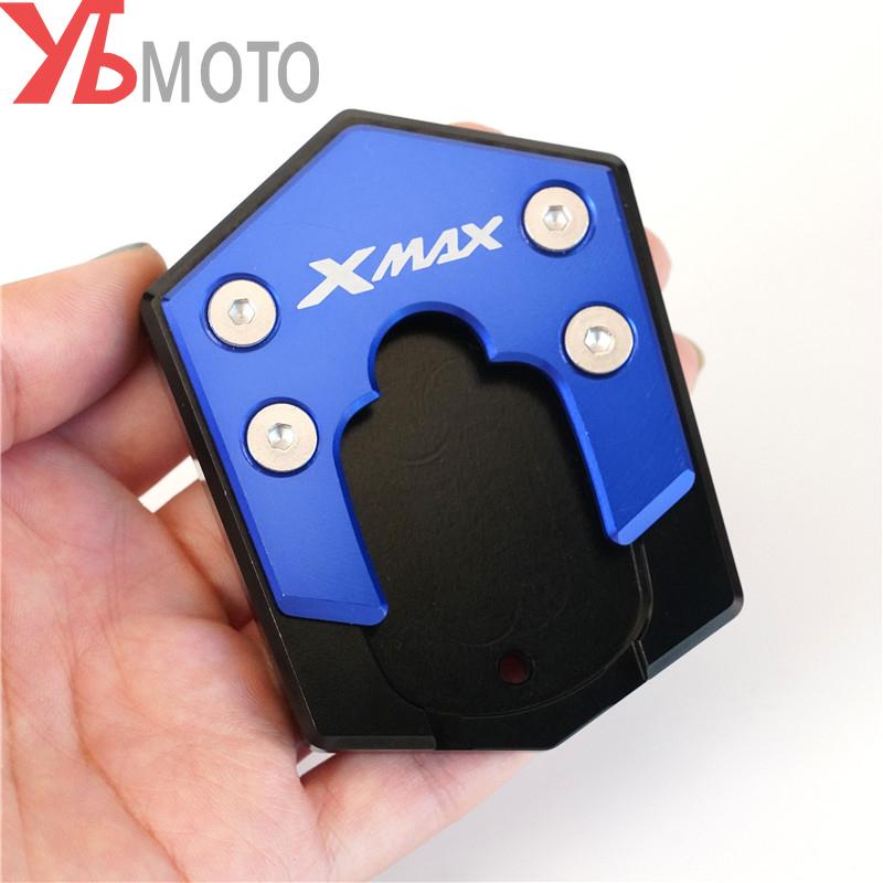 Kickstand Enlarger For Yamaha XMAX X-MAX 125 250 300 400 XMAX300 2017 2018    Motorcycle Side Stand Extension Plate