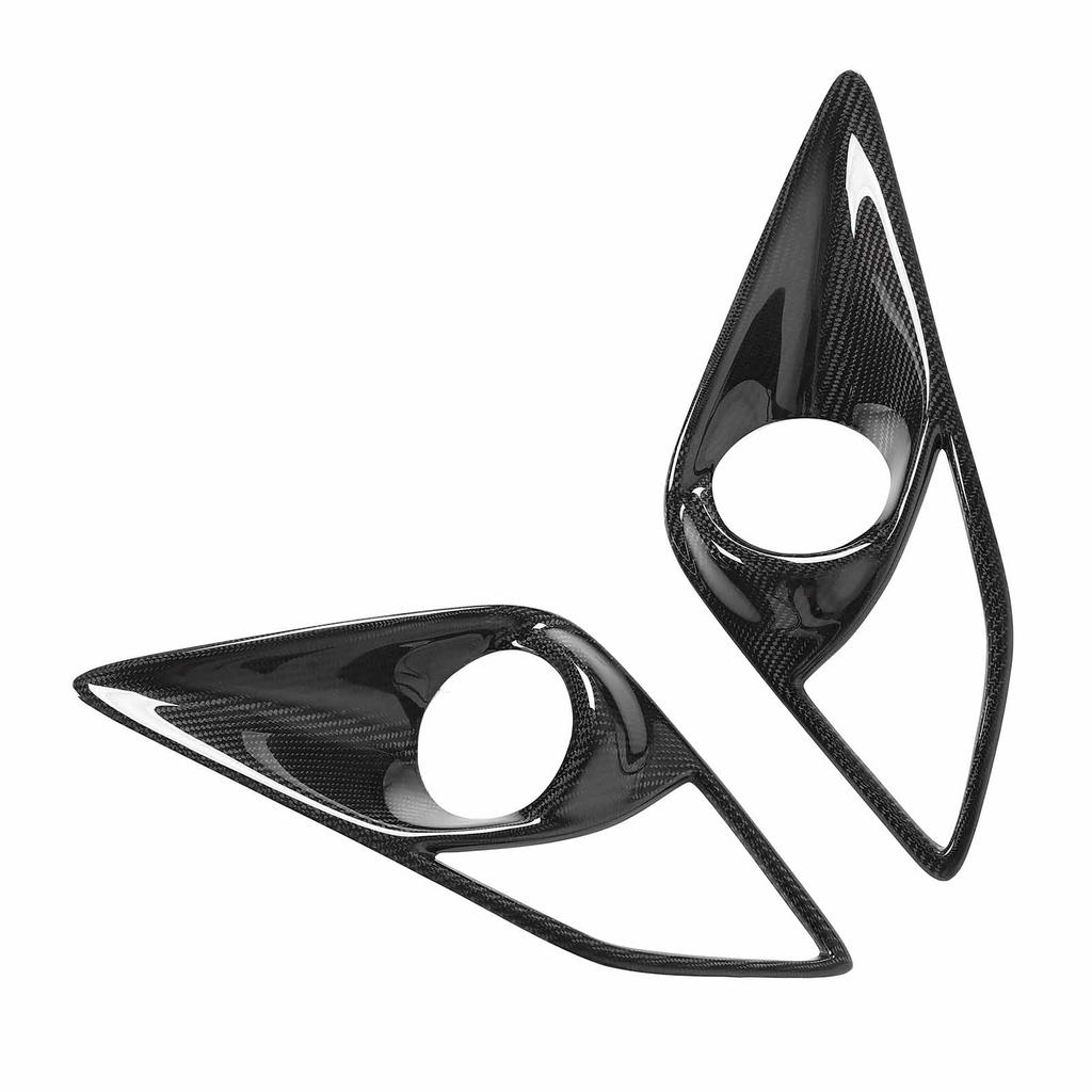 Carbon Front Bump Hard Fog Light Cov , Hard Fog Light Grilles for 6 2013-2016, Sport Protective