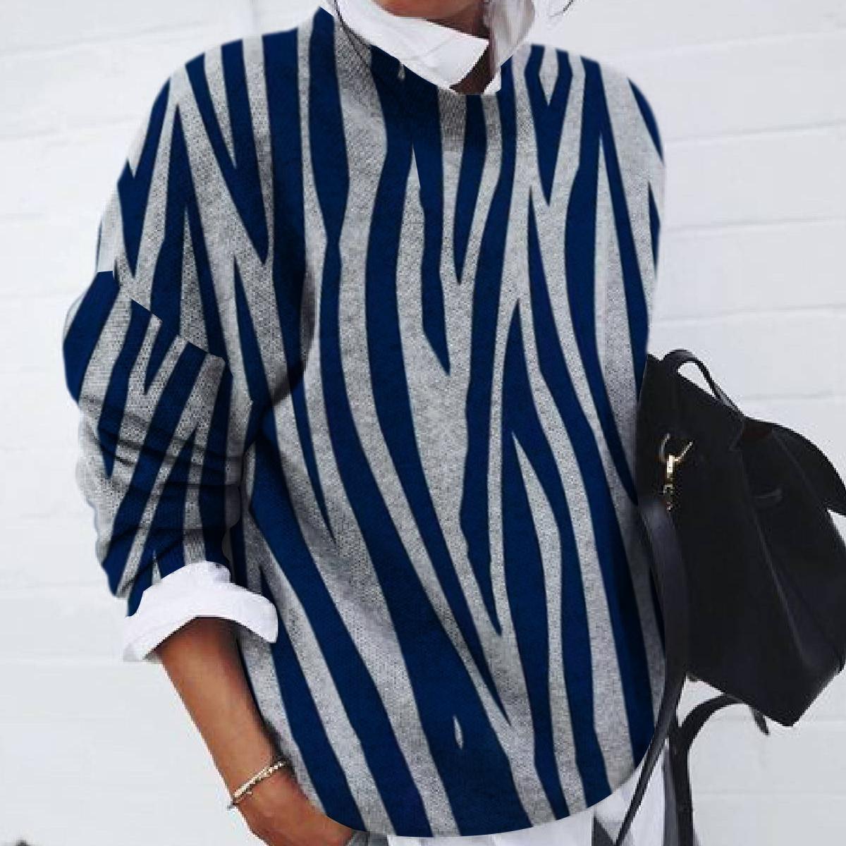 

GMXIA Женская модная толстовка с длинными рукавами и матовым геометрическим принтом XXL