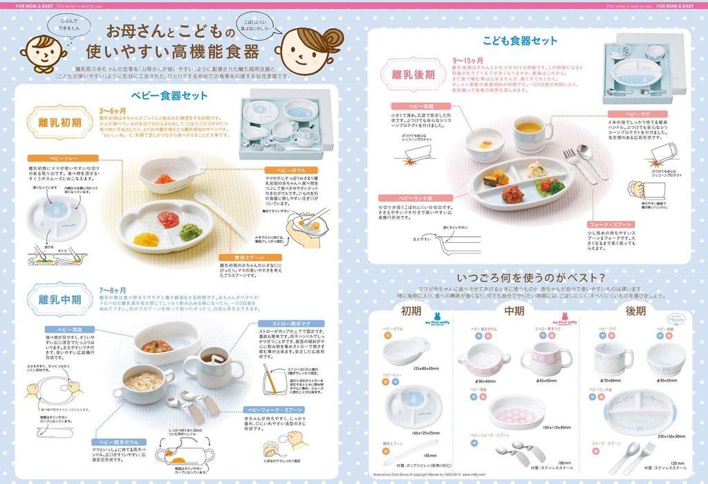 Dick Bruna "My First Miffy" 5-Piece Weaning Set for Children, Pink, 407752