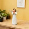 Home Decor Winged Angel Figurine Creative Design Pray Girl Ornaments Desktop Decoration
