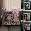 Cartoon S-Santoro Gorjuss Pillow Case Pattern Printed Pillowcase For Living Room Sofa Cushion Cover & Bedroom Decor