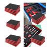 4Pcs Tool Box Foam, for Toolbox Hard Case Portable Kaizen Organizer Easy to Use Cuttable Padding Polyethylene Storage Sheets