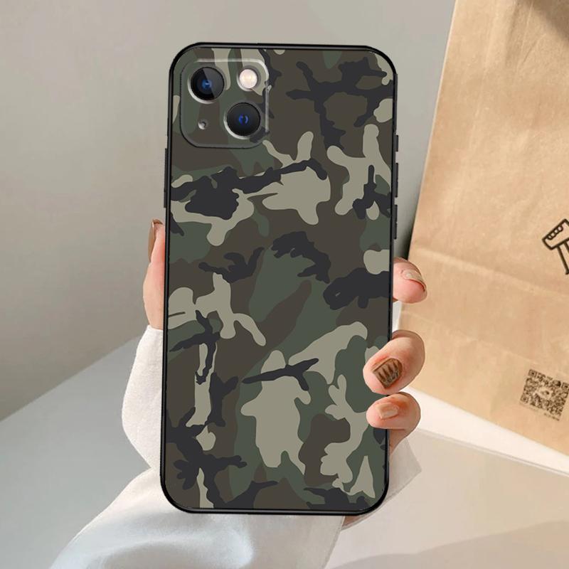 

US ARMY Digital Camouflage Case For iPhone 16 15 14 13 12 11 Pro Max XS XR X Plus 12 13 Mini Bumper Back Cover iPhone 14 Pro