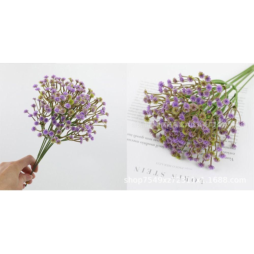 30Pcs Real Touch Fake Gypsophila Bouquet 29cm Length Artificial Flowers Bouquets  Party Decoration
