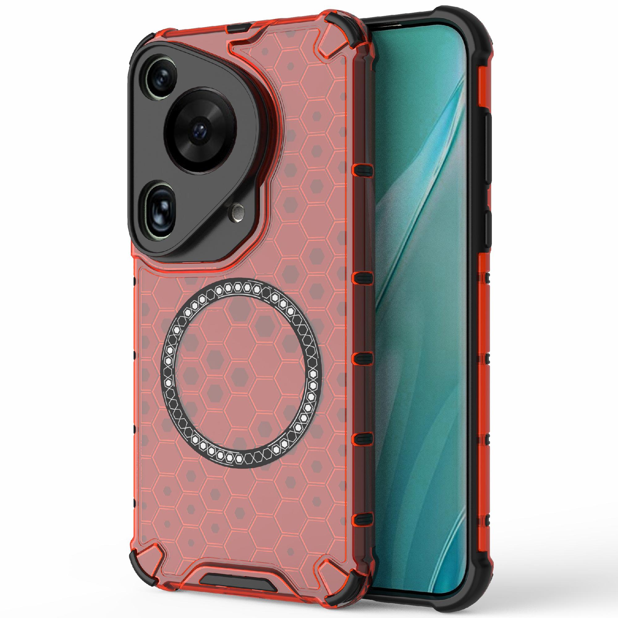 Чехол для Huawei Pura 70 Ultra, совместимый с MagSafe, сотовый TPU+PC чехол для телефона D