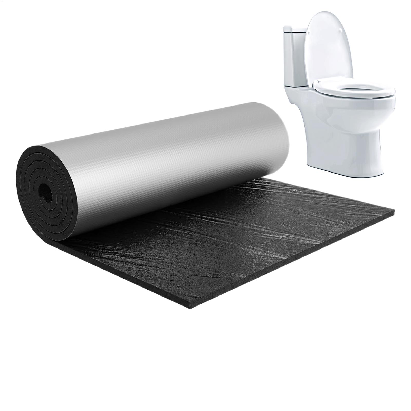 Toilet Water Tank Insulation Pad 40x16 Inch Toilet Tank Liner Waterproof Self-Adhesive Cover Toilet Anti Condensation Kit