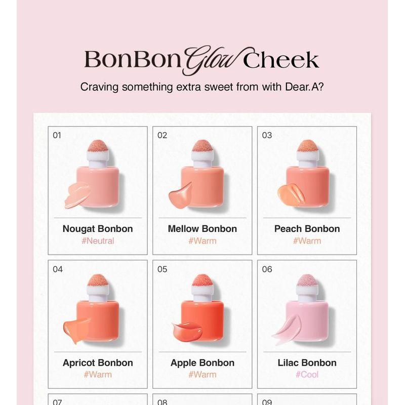 Dear.A - BonBon Glow Cheek - 10 Colors