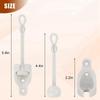 Outdoor Windproof Window Curtain Roller Blind Replacement Parts Drum-Type Hardware Bungee Kit And End Cap Shade Tie Down