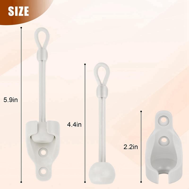 Outdoor Windproof Window Curtain Roller Blind Replacement Parts Drum-Type Hardware Bungee Kit And End Cap Shade Tie Down