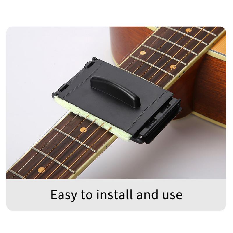 Gitarrensaitenreiniger Reinigungstuch für Griffbrett Werkzeug zur Wartung und Pflege von Violine, Bass, Ukulele, E-Gitarren