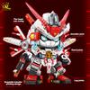 MOC Warrior Mech Robot Model Building Block Blue Red Mecha Series Brick Construction Toy Children Desk Home Decoration