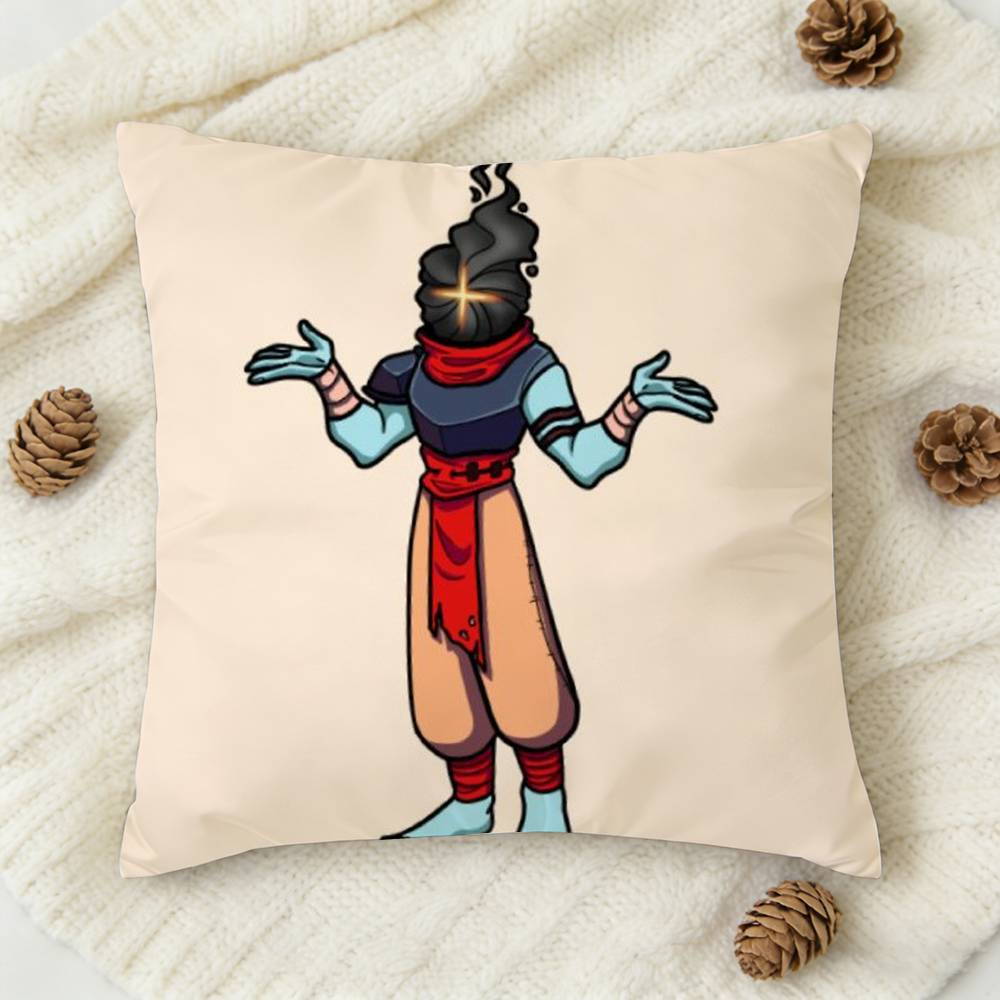 DDead Cells Game Doublesided Printed Square Decorative Cushion Cover for Sofa Living Room Home Decor