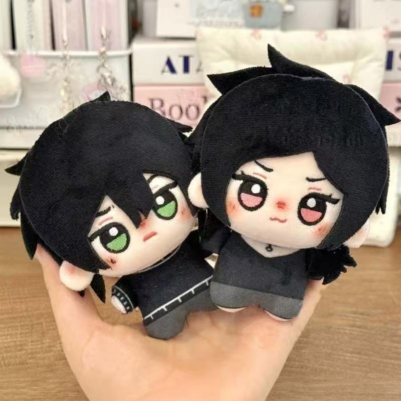10cm Kawaii Anime Le Cercueil d'Andy et Leyley Peluche Jouet Sac à dos Ornement Mignon Peluche Pendentif Poupées Porte-clés Cadeau d'Anniversaire