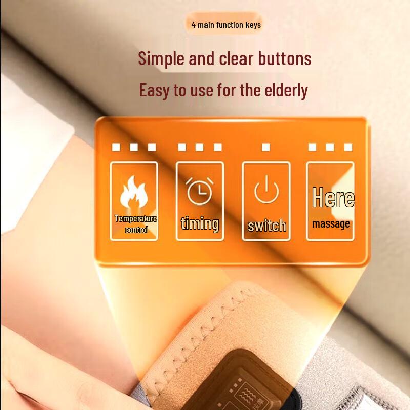 AUX Electric Heated Knee Massager CN plug (adapter included)