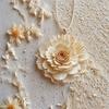 Blumen Silikonformen Geeignet für Epoxidharz und Wachs - Komplexes geschichtetes Blütenblattdesign mit unregelmäßigen floralen Formen, Geeignet für Schmuck