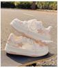 Spring Women Breathable Sneakers Cute Pink Star Shoes Thick Heel Sneakers Shoes Casual Running Platform Lolita Sports Shoes