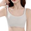 Veimia Bra Larger Breasts Look Reduces and Holds High Side Firm No Wear Bust-Slimming [Makes Slimmer] Bounce, Slimming, Strongly. Wireless, Design,