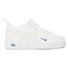 Nike Air Force 1 Lv8 Fashion Comfortable Non-Slip Shock Absorption Low-Top Kids Sneakers Kids Sneakers White Blue FB8034-100
