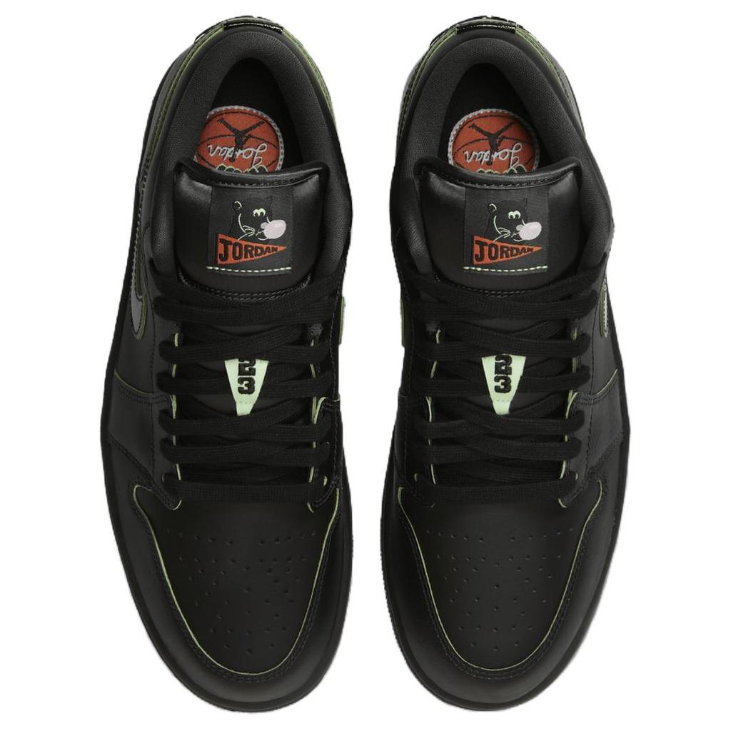 Air Jordan 1 Low SE Black Vapor Green HM3690-001