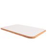 RV Wood Table Top 23.23x15.35in Rectangular   Wood Boat Desktop Panel for Camping Vehicle Trailer Motorhome Yacht