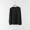 Women's Silk Long Sleeve Top - Mulberry Silk, Loose Fit, Round Neck, Spring & Autumn.