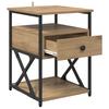 Nightstand Artisan Oak 40 X 42 X 55 Cm Particleboard