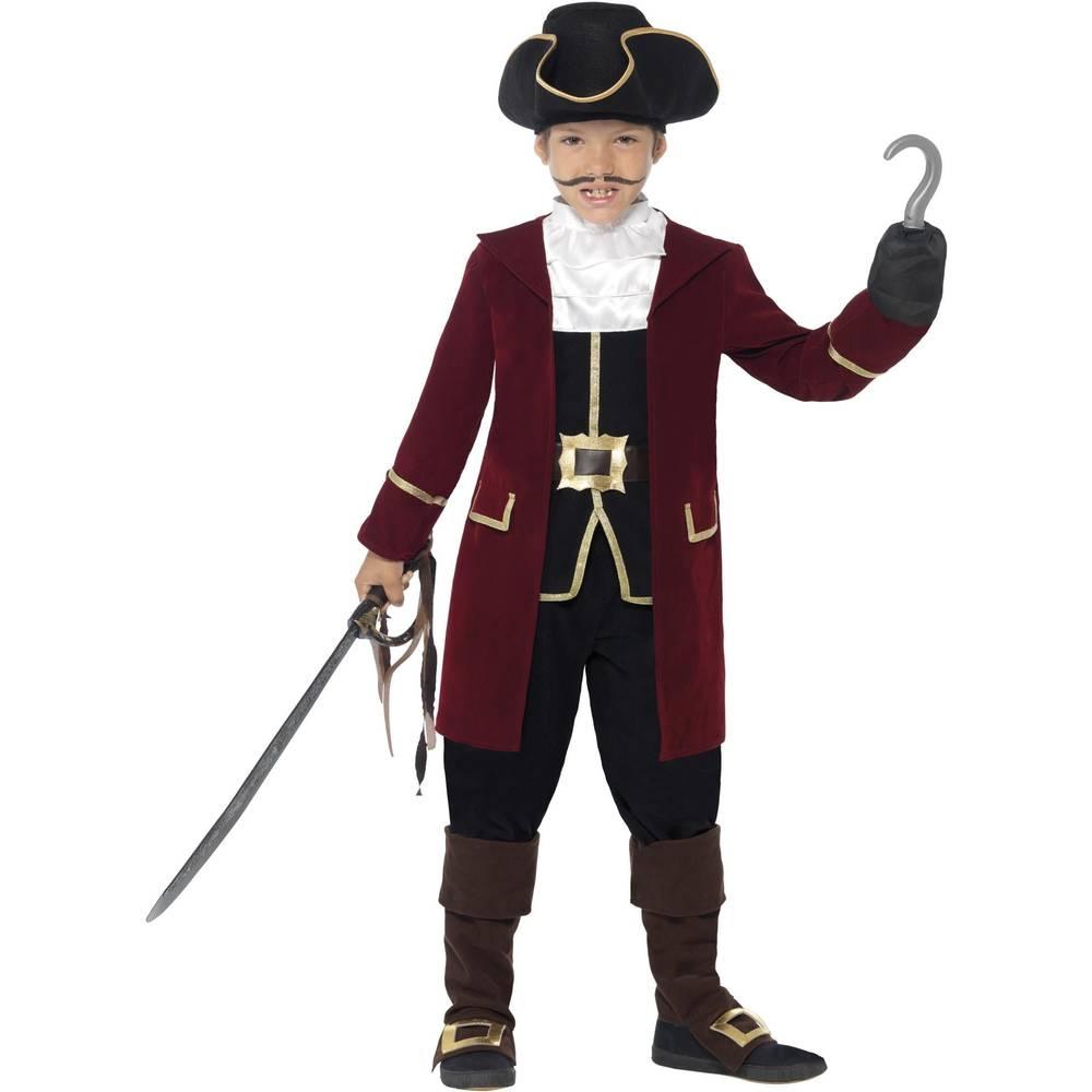 Smiffys Boys Deluxe Pirate Captain Costume Set